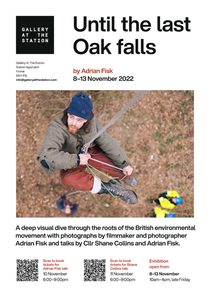 Until the Last Oak Falls exhibition poster