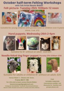 October half term felting workshops