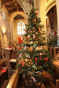 St Giles Church Christmas tree festival