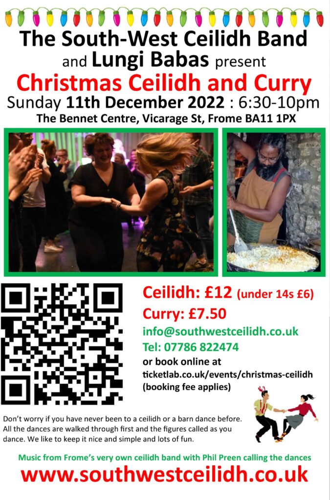 Christmas Ceilidh poster