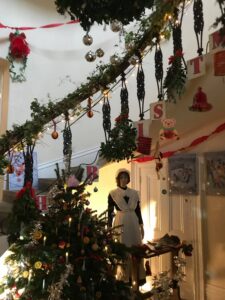Frome museum Christmas staircase