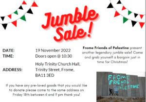 Jumble sale poster