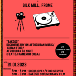 Bakoso Film and Afrocuban DJ Night poster