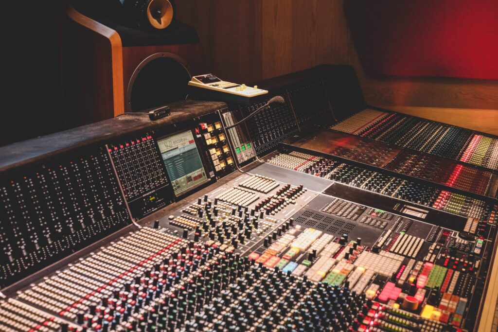 mixing desk