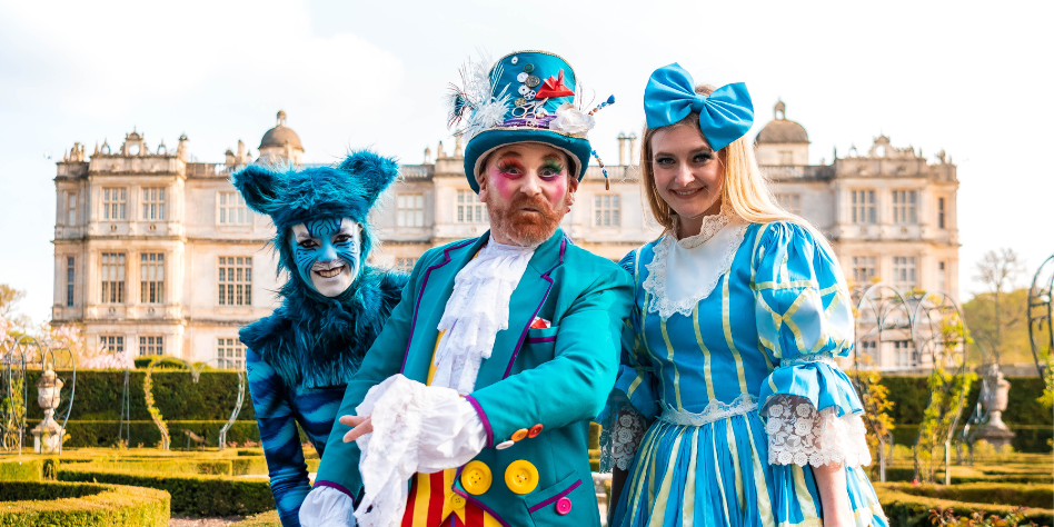 Alice in Wonderland characters at Longleat