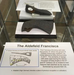 Frome museum axe display