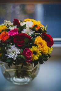 flowers in vase