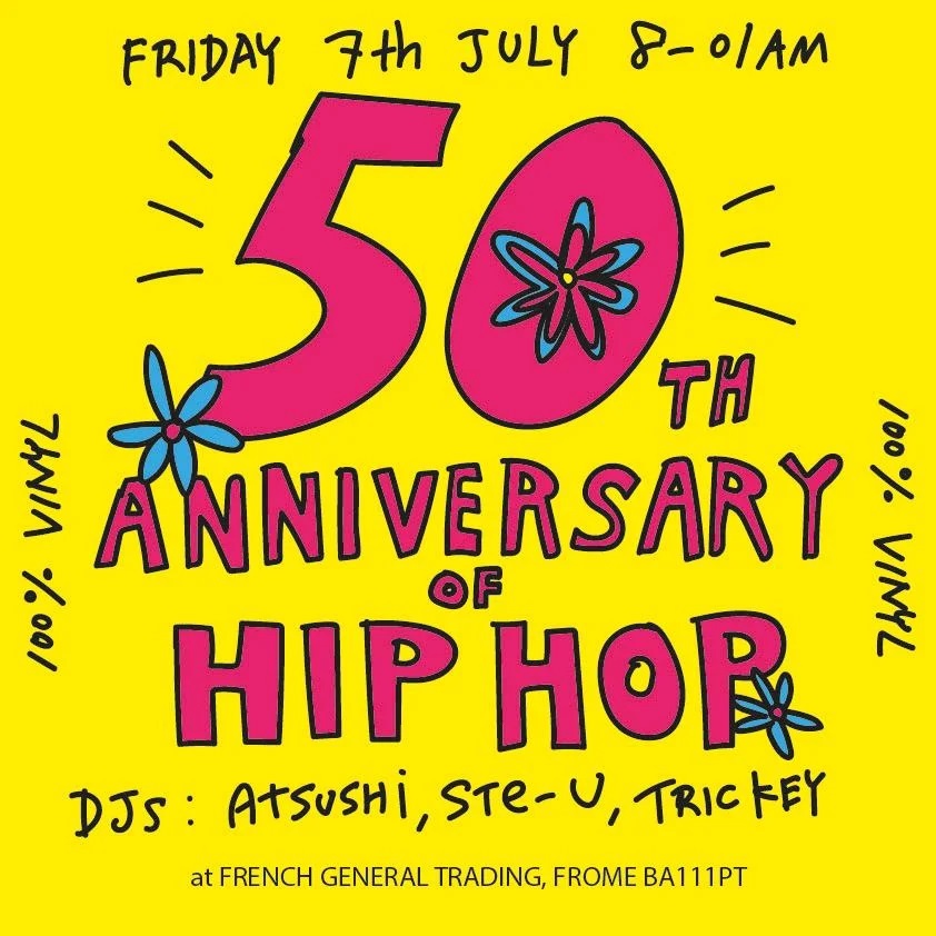 50th anniversary of hip hop poster