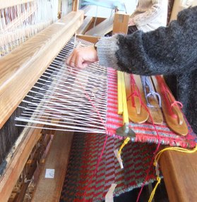 Creating a colourful rug