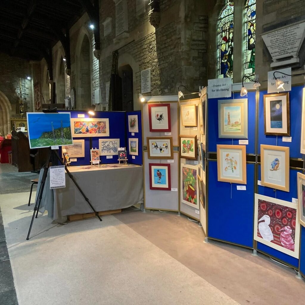 Exhibition in church