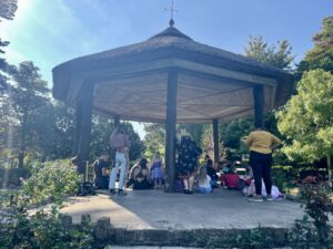 Event on Victoria Park bandstand