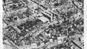 old aerial photo of Frome