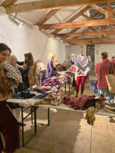 Clothes swap at the Silk Mill