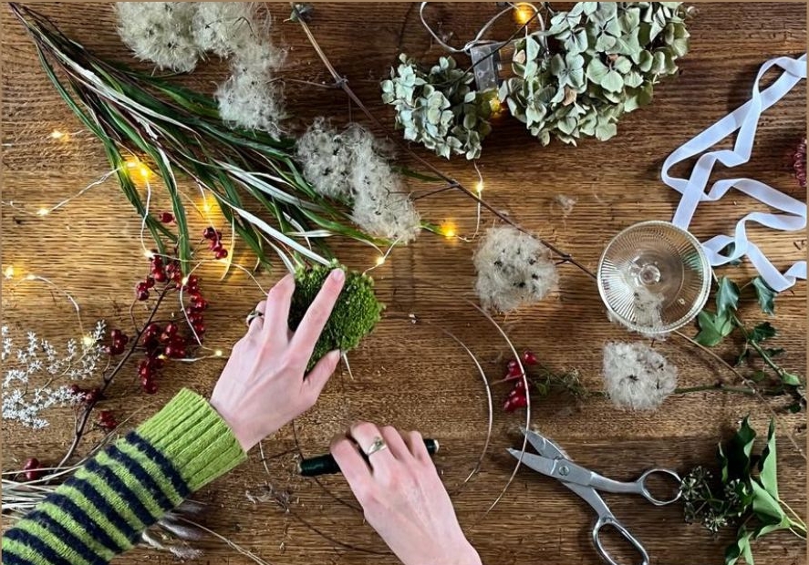 Christmas Wreath Making Workshop with FLAURA